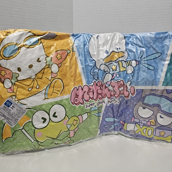 Sanrio Characters Hapidanbui Splash Party Long Cushion - Picture 5 of 7
